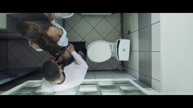 Превью Клиент оттрахал сексуальную официантку в туалетной кабинке № 35054